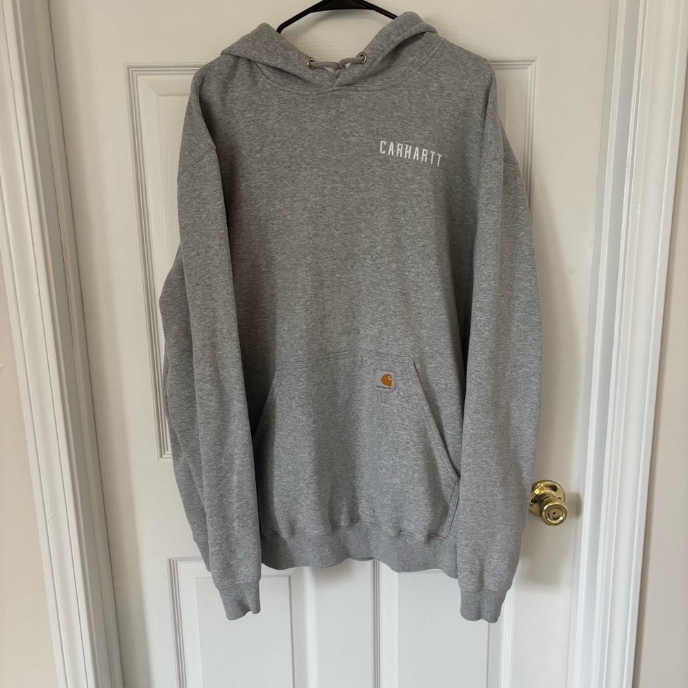 Carhartt Men's Heather Gray Hoodie